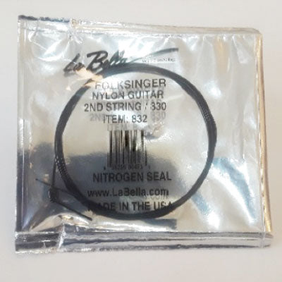 La Bella 2nd Single String 832 Black